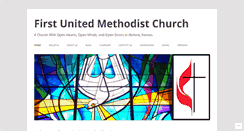 Desktop Screenshot of abilenefirstumc.org